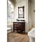 James Martin Vanities Brittany 30in Single Vanity, Burnished Mahogany w/ 3 CM Carrara Marble Top 650-V30-BNM-3CAR - alternate 2